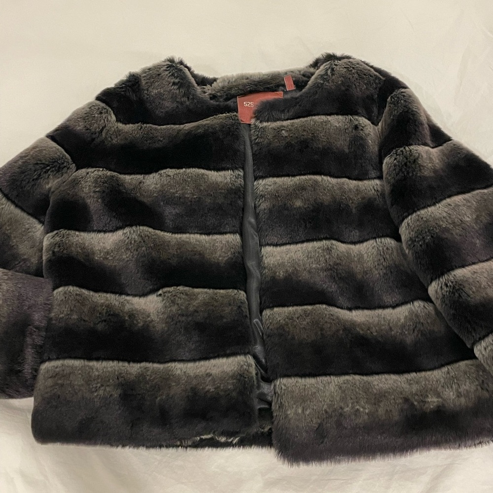 Faux fur jacket